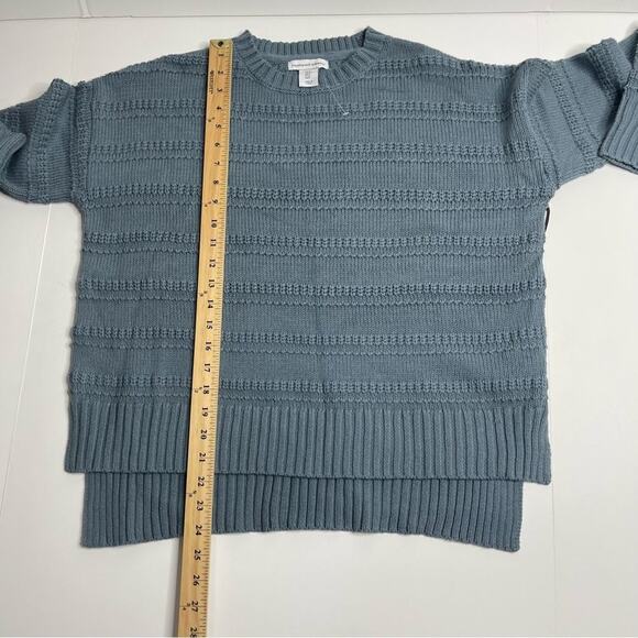 Cupcake And Cashmere Chunky Cable Knit High Low Sweater Oversized Size Small - Picture 7 of 8